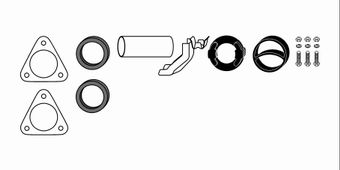 SET MONTARE SISTEM DE ESAPAMENT