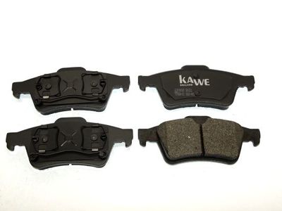 комплект спирачно феродо, дискови спирачки KAWE 810065