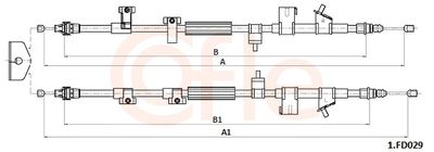 CABLU FRANA DE PARCARE