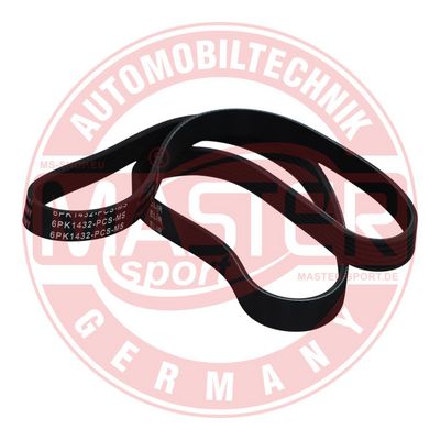 Ozubený klinový remeň MASTER-SPORT GERMANY 6PK1432-PCS-MS