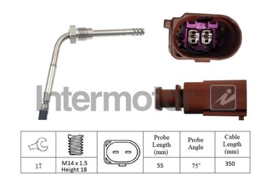 Sensor, exhaust gas temperature Intermotor 27082