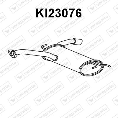 Глушитель выхлопных газов конечный VENEPORTE KI23076 для HYUNDAI TUCSON