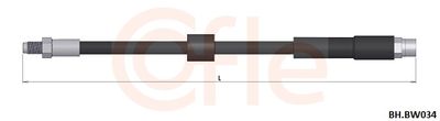 BREMSSCHLAUCH COFLE 92BHBW034