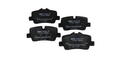 BREMSBELAGSATZ SCHEIBENBREMSE VALEO 302521A 26