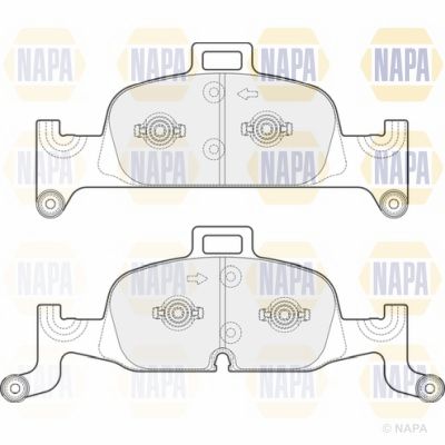 Brake Pad Set NAPA NBP1539