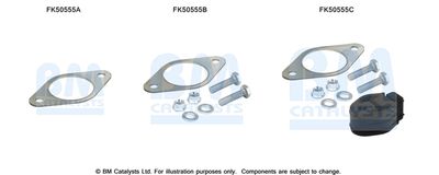Montážní sada, výfuková trubka BM CATALYSTS FK50555