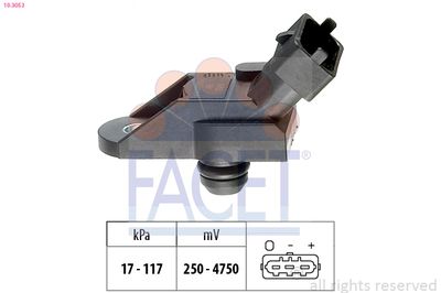 FACET MAP sensor Made in Italy - OE Equivalent (10.3053)