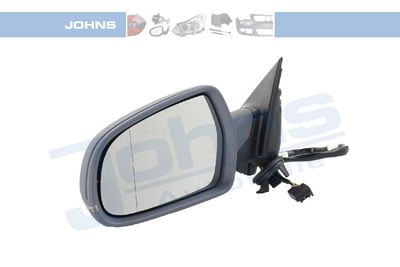 Vnější zpětné zrcátko JOHNS 13 02 37-77