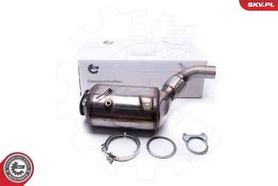 Filtr sadzy / filtr cząstek stałych, układ wydechowy ESEN SKV 18307806413