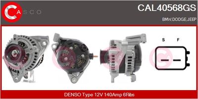 Генератор CASCO CAL40568GS для JEEP COMMANDER