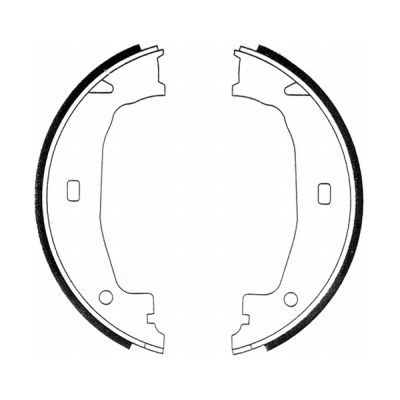 Brake Shoe Set, parking brake CRB004ABE