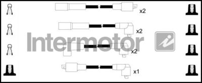 Комплект проводов зажигания INTERMOTOR 76134 для JEEP CJ5