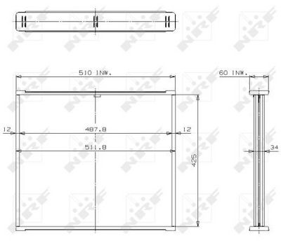 RETEA RADIATOR RACIRE MOTOR NRF 13031 4