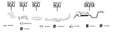 Изпускателна система ASMET KI280041
