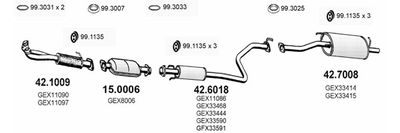 Układ wydechowy ASSO ART2176