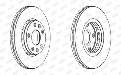 BREMSSCHEIBE JURID 562529JC 1