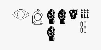 SET MONTARE SISTEM DE ESAPAMENT