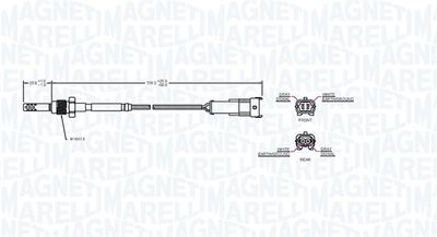 Sensor, exhaust gas temperature 172000219010