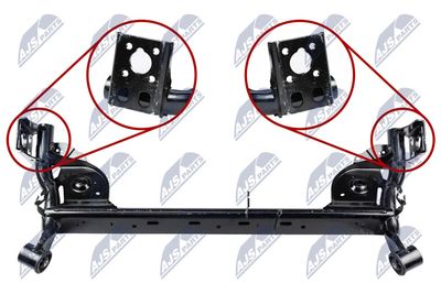 Korpus osi NTY ZRZ-RE-037