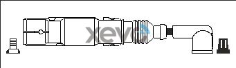 Комплект проводов зажигания ELTA AUTOMOTIVE XHT4015 для VW LUPO