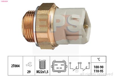 Temperature Switch, radiator fan 1.850.624