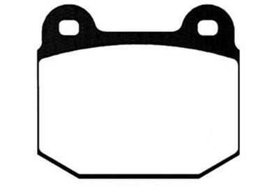 Brake pad set, disc brake