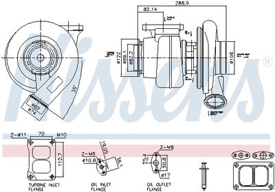 Turboaggregat NISSENS 93584