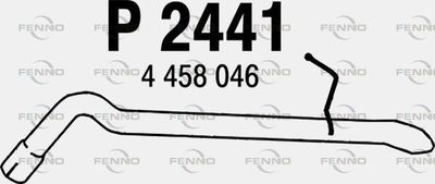 Rura wydechowa FENNO 4458046