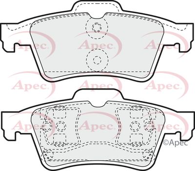 Brake Pad Set APEC PAD1195