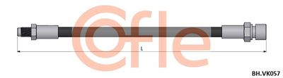 Тормозной шланг COFLE 92.BH.VK057 для VW KAEFER