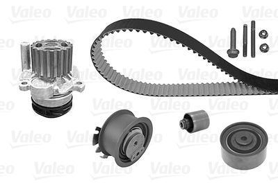 Водяной насос + комплект зубчатого ремня VALEO 614564 для VW TOURAN
