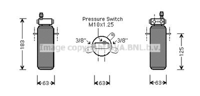 AVA QUALITY COOLING RTD337 Осушитель кондиционера для RENAULT TWINGO I (C06_) 1.2 (C067) AVA QUALITY COOLING RTD337 Осушитель кондиционера для RENAULT TWINGO I (C06_) 1.2 (C067)