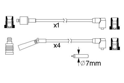 BOSCH Zündleitungssatz