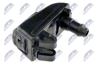 Plovimo skysčio purkštukas, priekinis langas