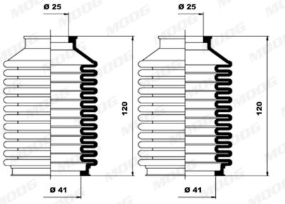 ANSAMBLU BURDUF DIRECTIE MOOG K150024 1