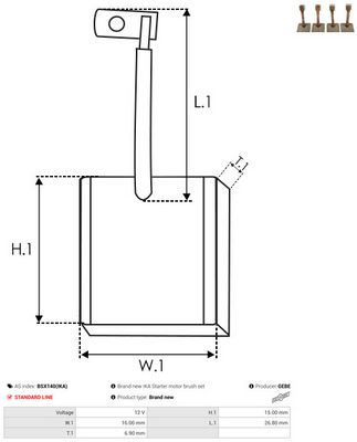 PERIE ELECTROMOTOR AS-PL BSX140IKA 1