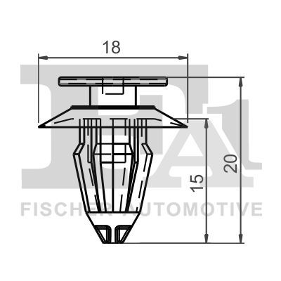 clips, acoperire decorativa si protectie FA1 11-40140.5