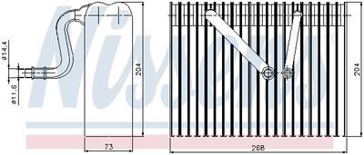 Evaporator, air conditioning 92183