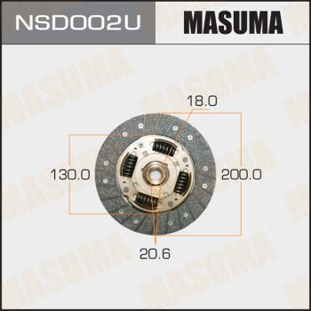 Диск сцепления MASUMA NSD002U