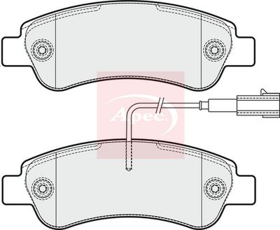 APEC Brake Pad Set, disc brake PAD2037