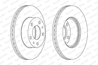 DISC FRANA FERODO DDF767C 1