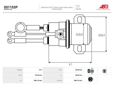 Innslag, starter AS-PL SS1152P