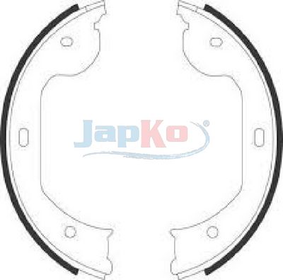комплект спирачна челюст JAPKO 550104