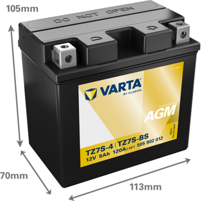 STARTERBATTERIE VARTA 505902012K544 1