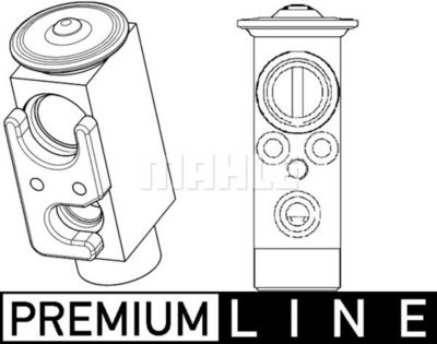 Expansionsventil, klimatanläggning MAHLE AVE 72 000P