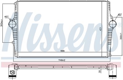 Интеркулер NISSENS 969002 для VOLVO XC70