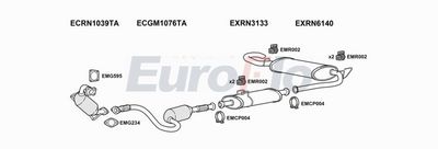Układ wydechowy EUROFLO RNMAS22D7001D