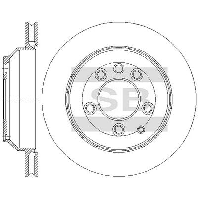 спирачен диск Hi-Q SD5450