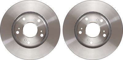 Brake disc Voor Links/Rechts past: ACURA RSX  HONDA CIVIC VII, CIVIC VIII, CR-Z, INTEGRA, STREAM 1.3H-2.0 11.00-