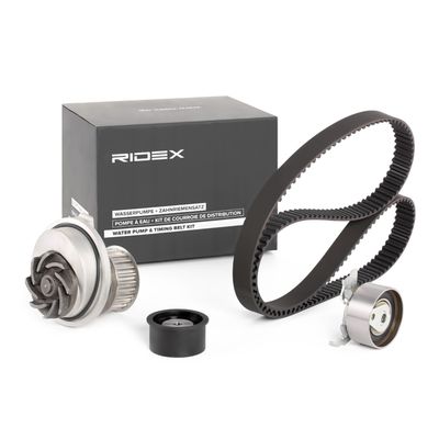 водна помпа+ к-кт ангренажен ремък RIDEX 3096W0082